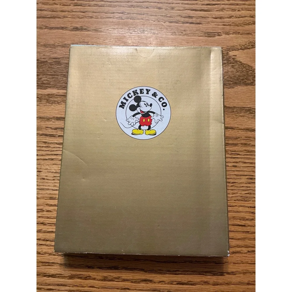 Vintage Mickey & Co Disney Picture Frame Mickey Mouse Donald Duck Silhouette Box